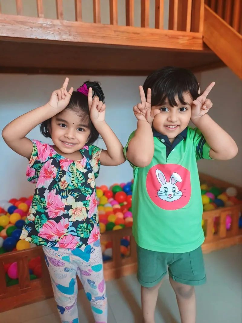 Pre KG children at Bunny Hop